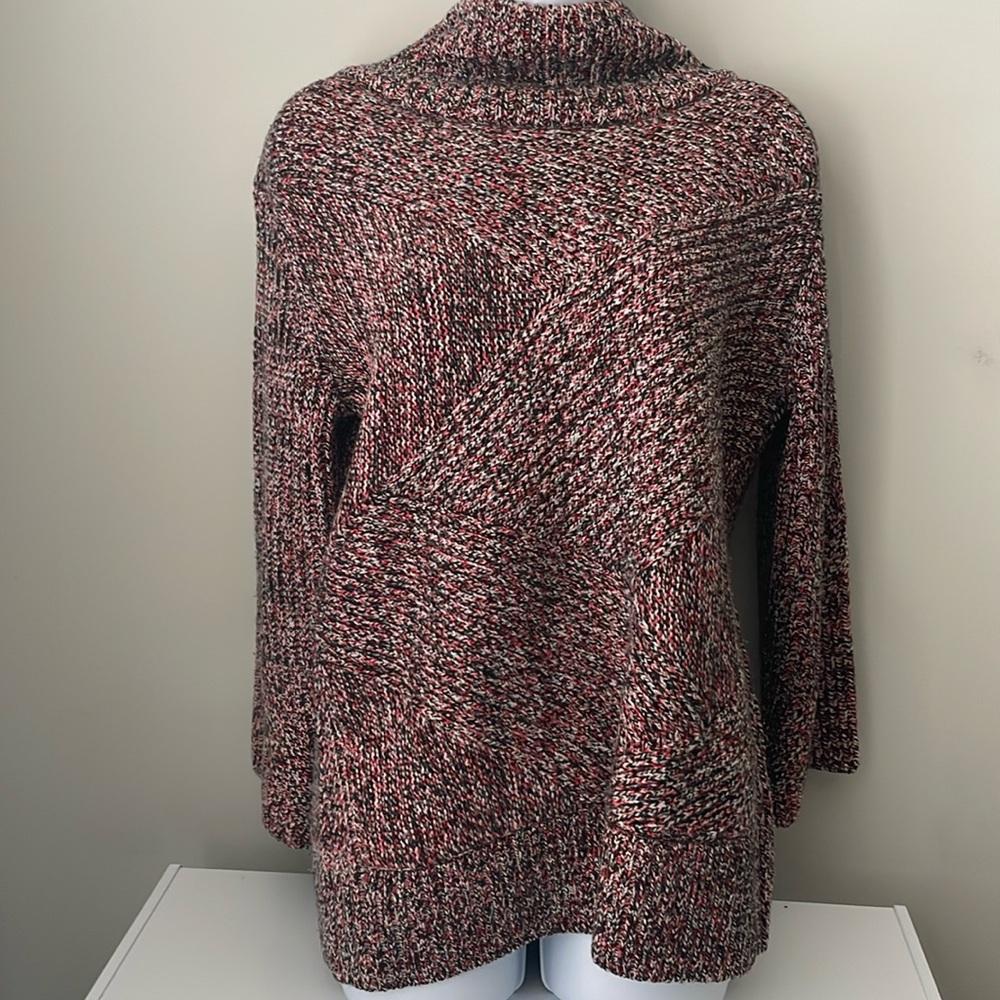 Rag & Bone Turtleneck Sweater Women's Small Merino Wool Blend Oversized Knit
